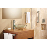 90 Degree One-Handle Vessel Sink Modern Bathroom Faucet, Brushed Nickel