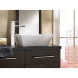 90 Degree One-Handle Single Hole Vessel Sink Modern Bathroom Faucet, Chrome