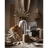 Doux Collection One-Handle High Arc Laminar Stream Bathroom Faucet, Chrome
