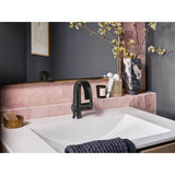 Doux Collection One-Handle High Arc Laminar Stream Bathroom Faucet, Chrome