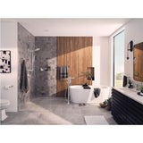 Flara One-Handle Freestanding Floor Mount Tub Filler with Handshower, Chrome