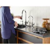 Paterson One-Handle Pull-down Kitchen Faucet with Power Boost, Includes Interchangeable Handle, Chrome