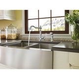 1800 Series Stainless Steel Apron Front Farmhouse 18 Gauge Double Bowl Sink, Stainless
