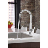 STO One-Handle High Arc Pulldown Kitchen Faucet with Power Clean, Chrome