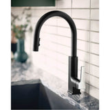 STO One-Handle High Arc Pulldown Kitchen Faucet with Power Clean, Chrome
