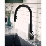 STO One-Handle High Arc Pulldown Kitchen Faucet with Power Clean, Chrome