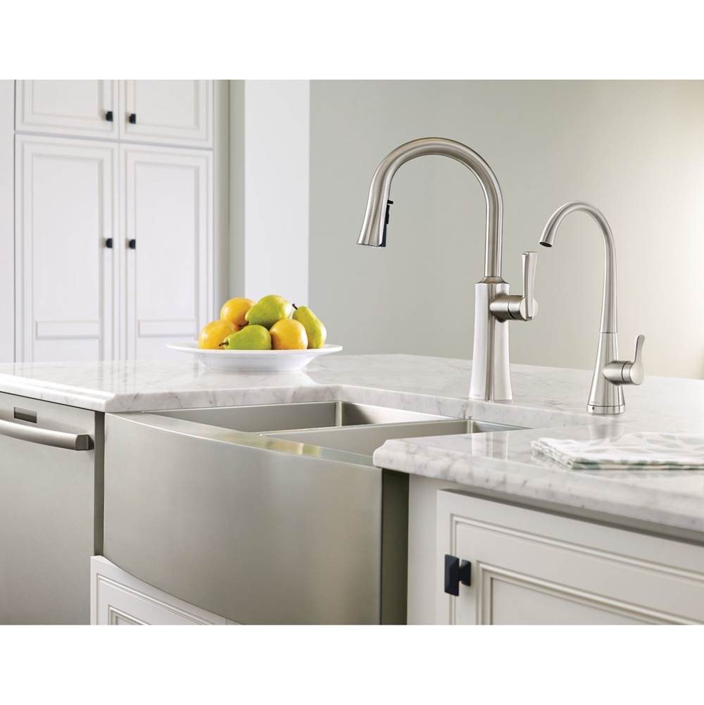 Sip Transitional Cold Water Kitchen Beverage Faucet with Optional Filtration System, Chrome