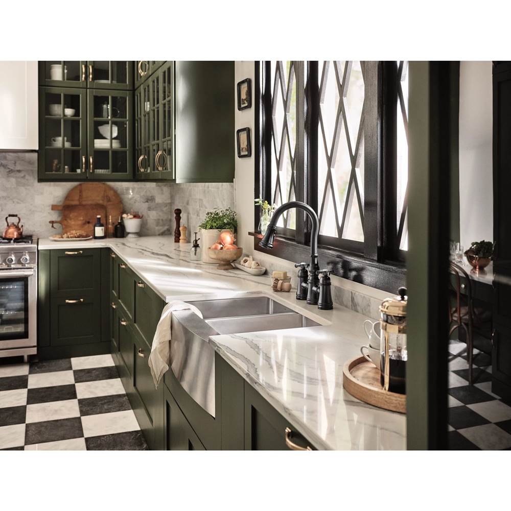 Moen Weymouth 2-Handle Bridge Faucet in Chrome