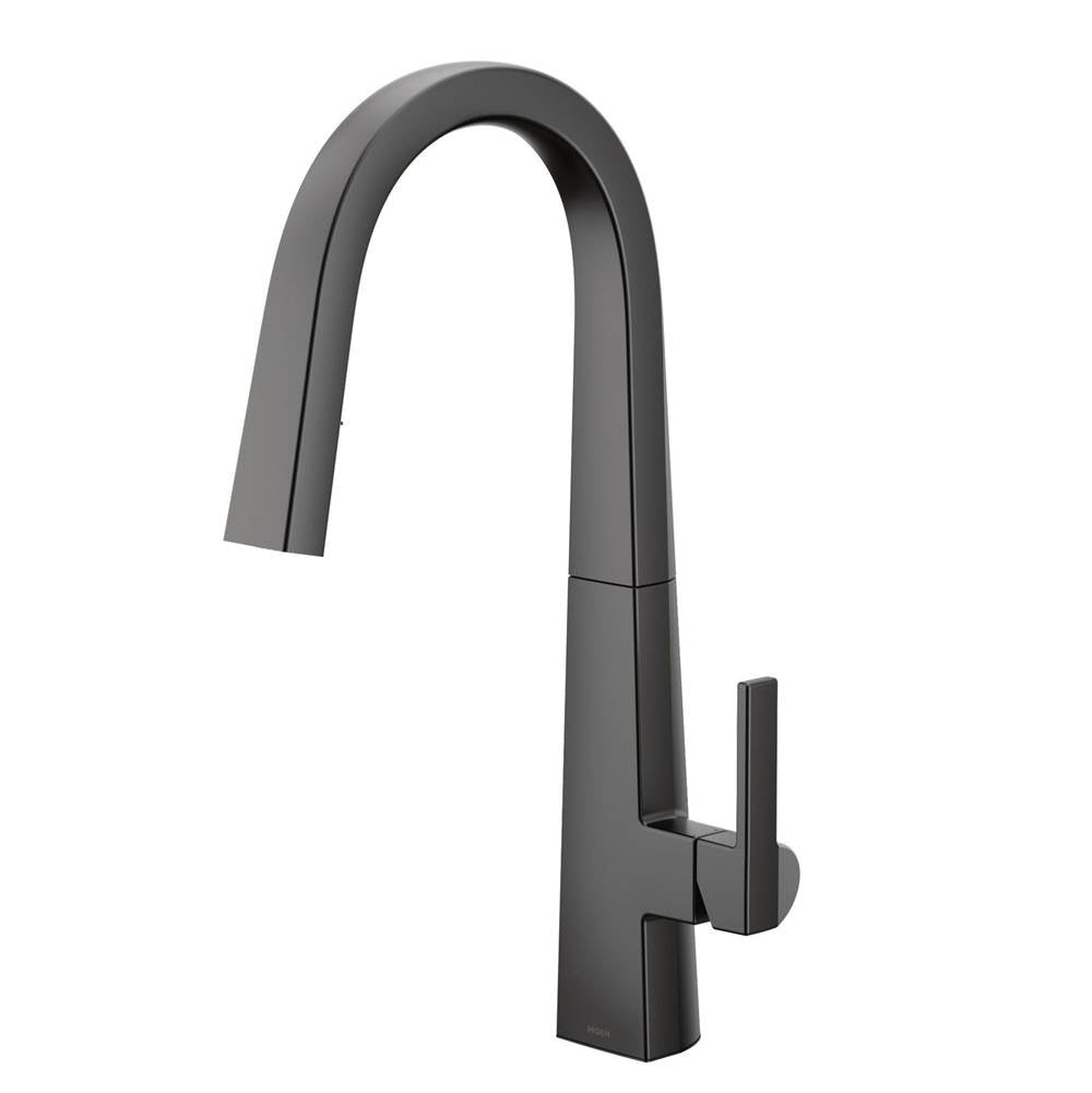 Moen S Nio One-Handle Pull-down Kitchen Faucet with Power Clean, Includes Secondary Finish Handle Option, Chrome