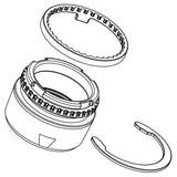 Moen - Temperature Limit Stop Kit, 1 Handle Lav - Chrome