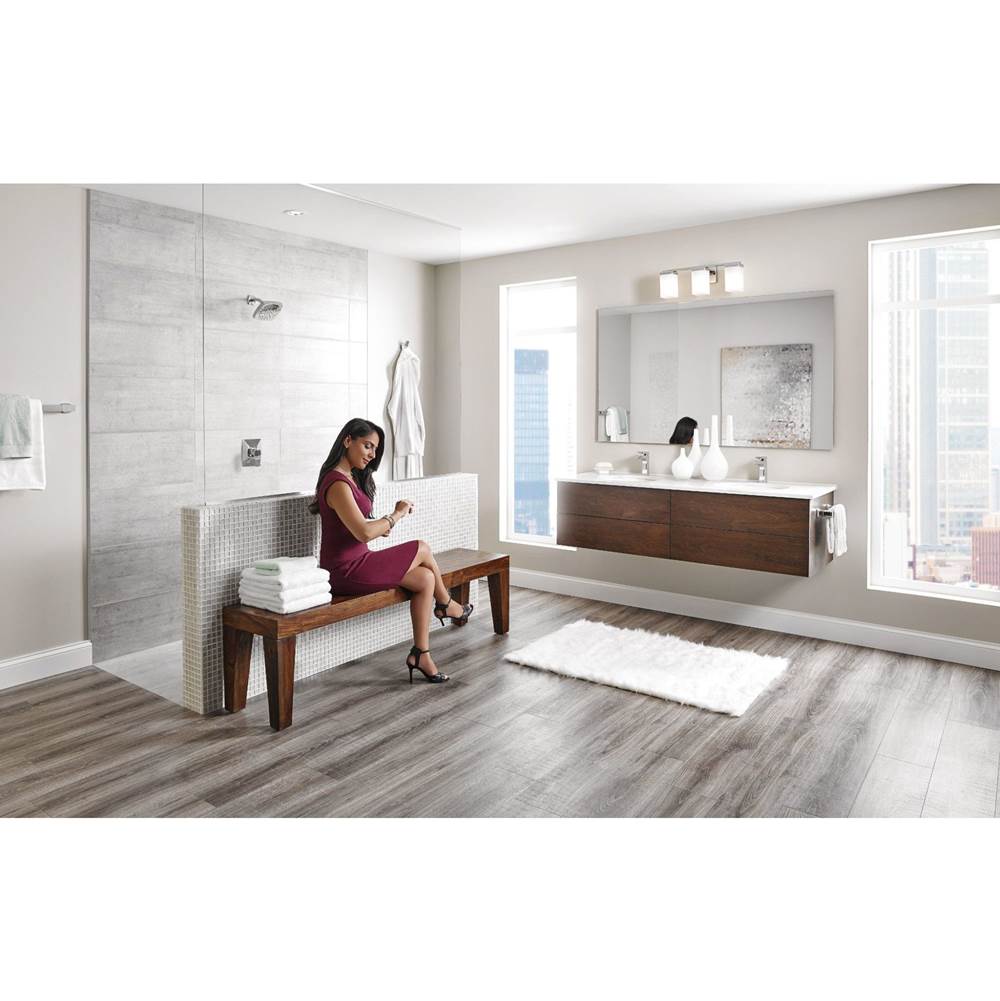 Via One-Handle Modern Bathroom Faucet, Chrome