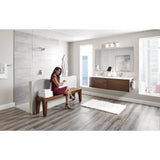 Via One-Handle Modern Bathroom Faucet, Chrome