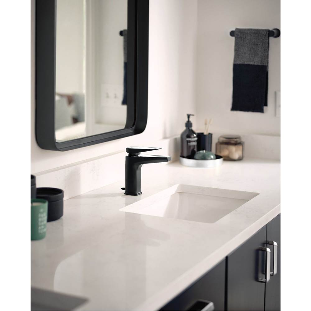 Matte Black Hand Towel Bar