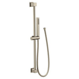 Moen - Handheld Showerhead with Slide Bar, Brushed Nickel - Brushed Nickel