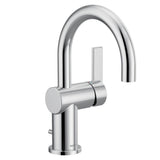 Moen - Cia Single Handle Bathroom Sink Faucet in Chrome - Chrome