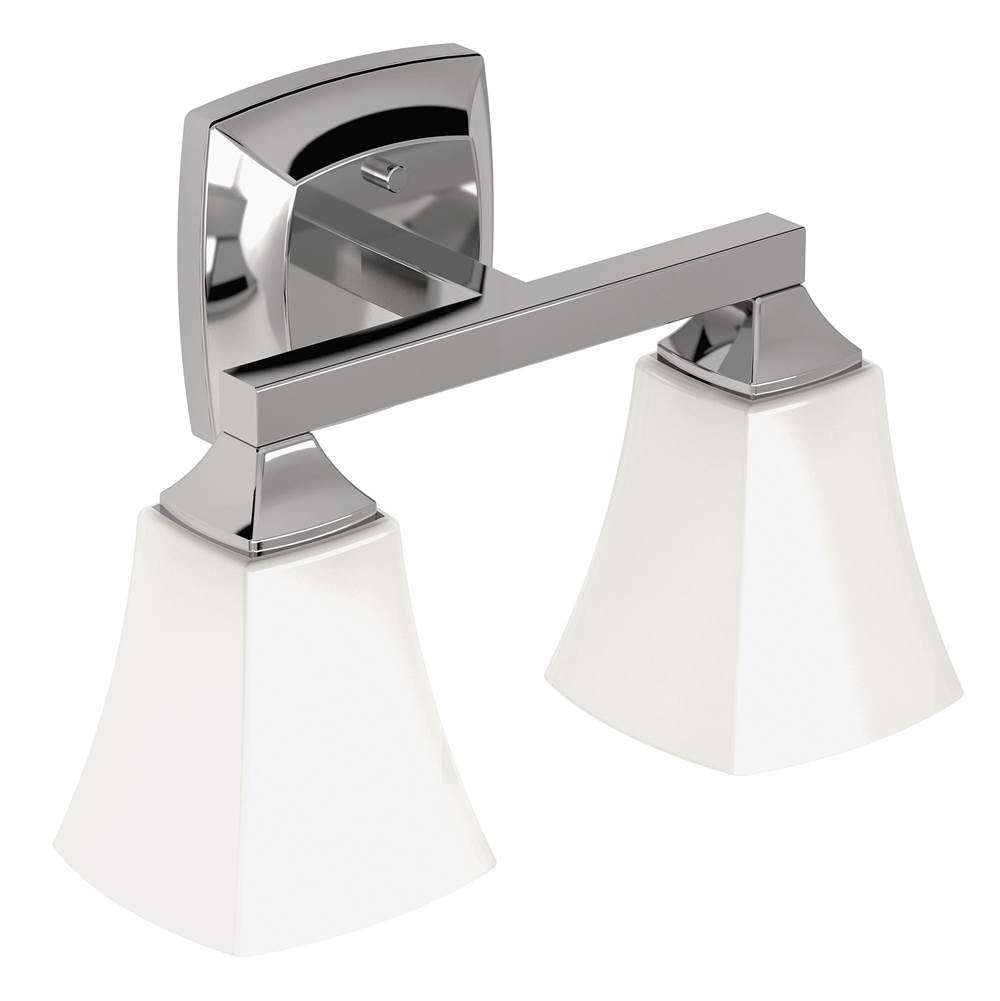 Moen - Chrome Two Globe Bath Light - Chrome