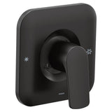 Moen - Rizon 1-Handle Posi-Temp Valve Trim Kit in Matte Black (Valve Sold Separately) - Matte Black