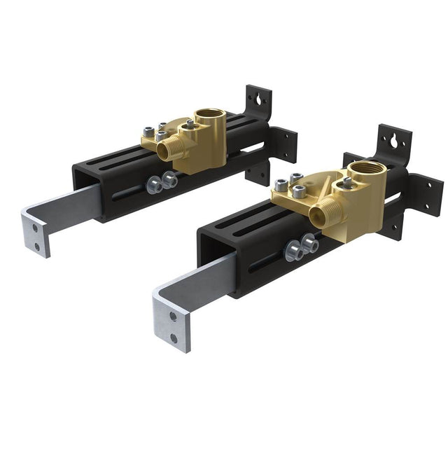Moen - Freestanding Floor Mount Tub Filler Double Riser Floor Joist Mounting Kit - Unfinished