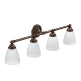 Moen - Oil Rubbed Bronze Four Globe Bath Light - Oil Rubbed Bronze