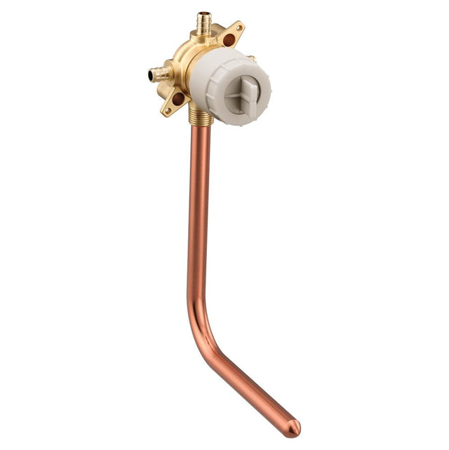 Moen - M-CORE 3-Series 4 Port Tub and Shower Pre-Fabricated Mixing Valve with Crimp Ring PEX Connections - Unfinished