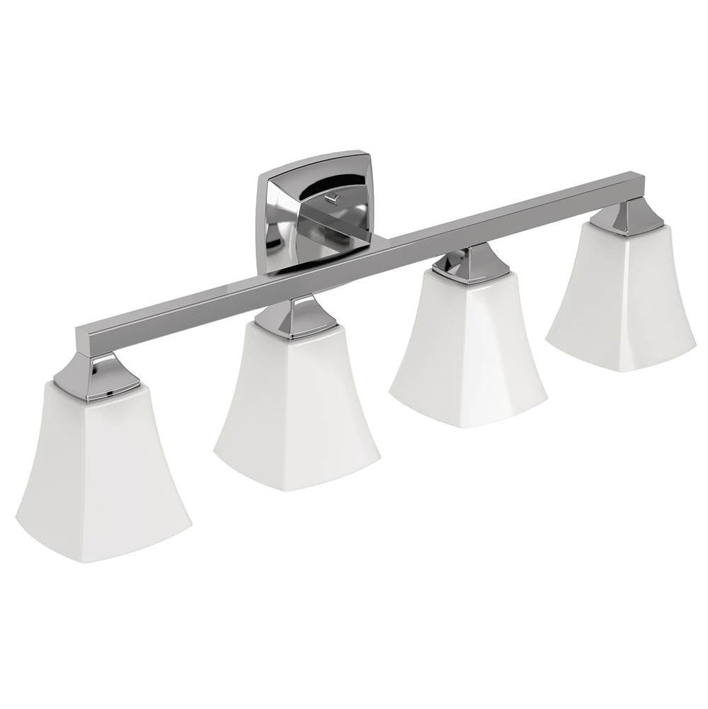 Moen - Chrome Four Globe Bath Light - Chrome