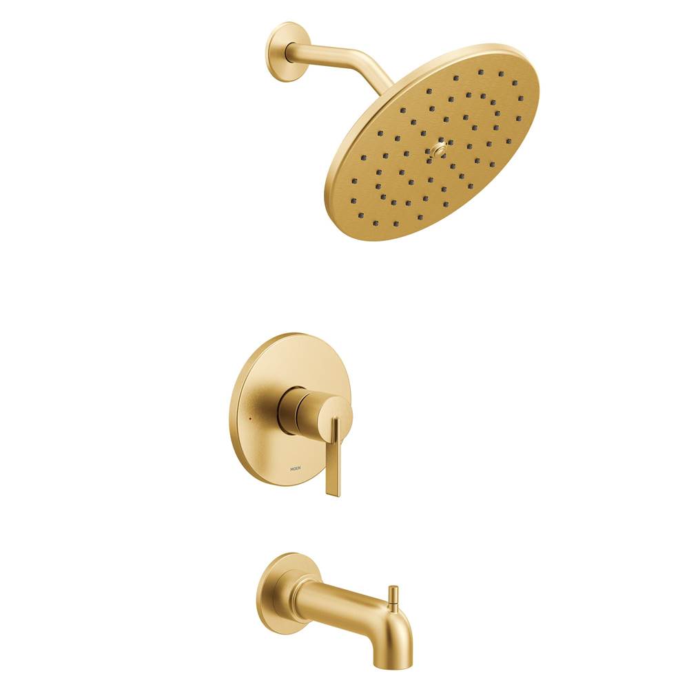Moen - Cia M-CORE 3-Series 1-Handle Tub and Shower Trim Kit in Brushed Gold (Valve Sold Separately) - Brushed Gold