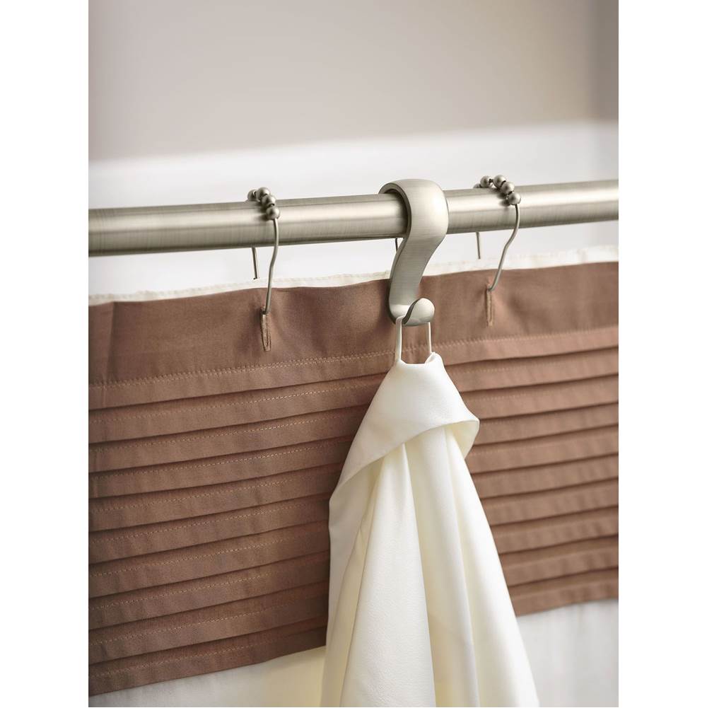 Brushed Nickel Shower Curtain Rings