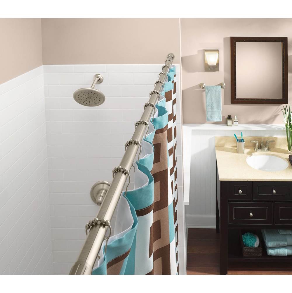 Brushed Nickel Shower Curtain Rings