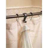 Brushed Nickel Shower Curtain Rings