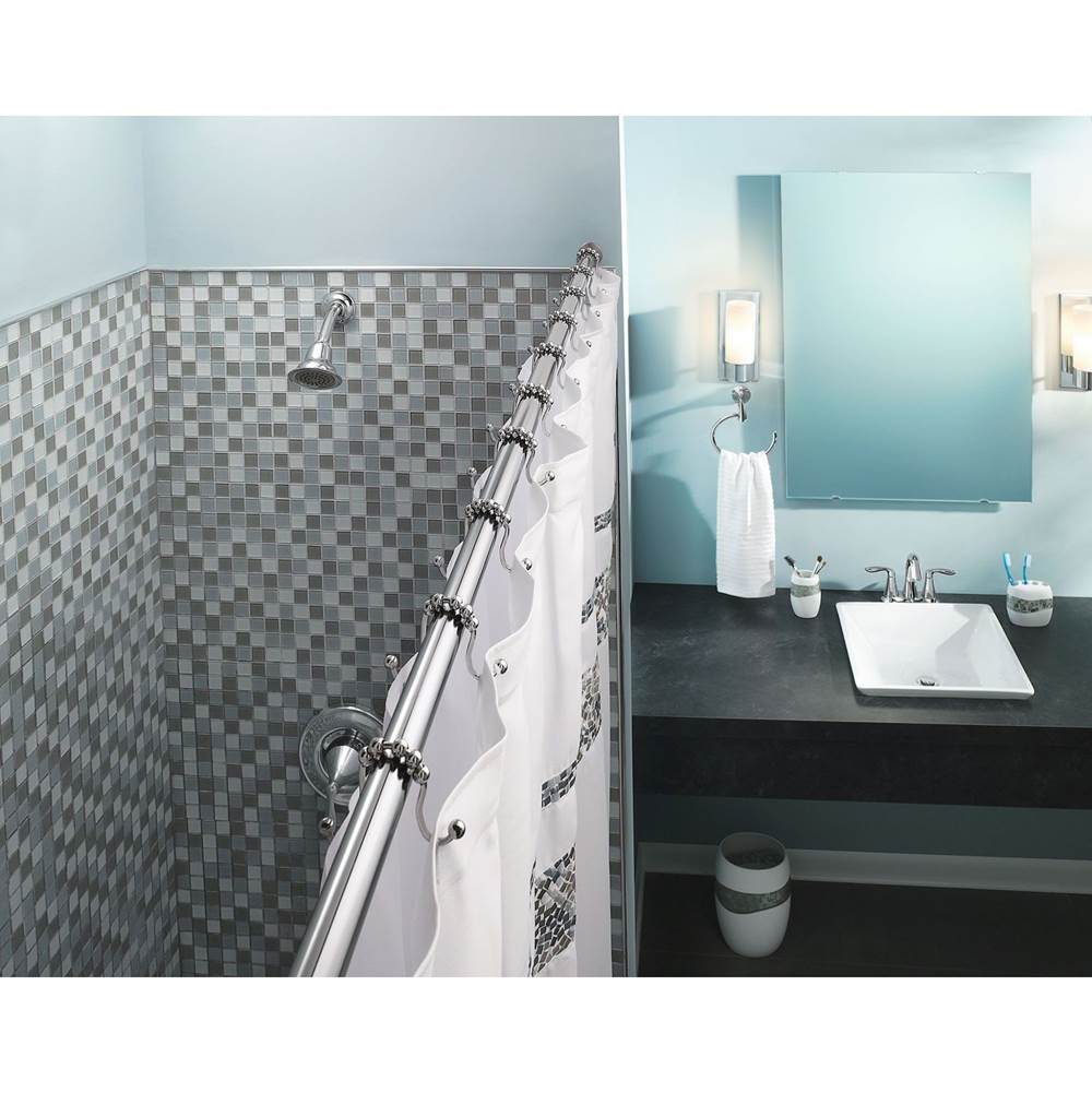Eva Single-Handle 1-Spray Posi-Temp Tub and Shower Faucet Trim Kit in Chrome (Valve Sold Separately)