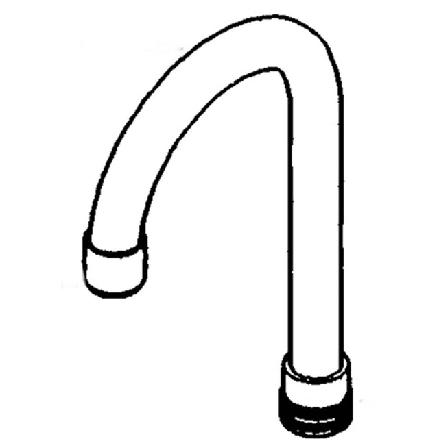 Moen - GOOSENECK SPOUT (5-3/8'' REACH, 13-1/4'' HEIGHT - Chrome