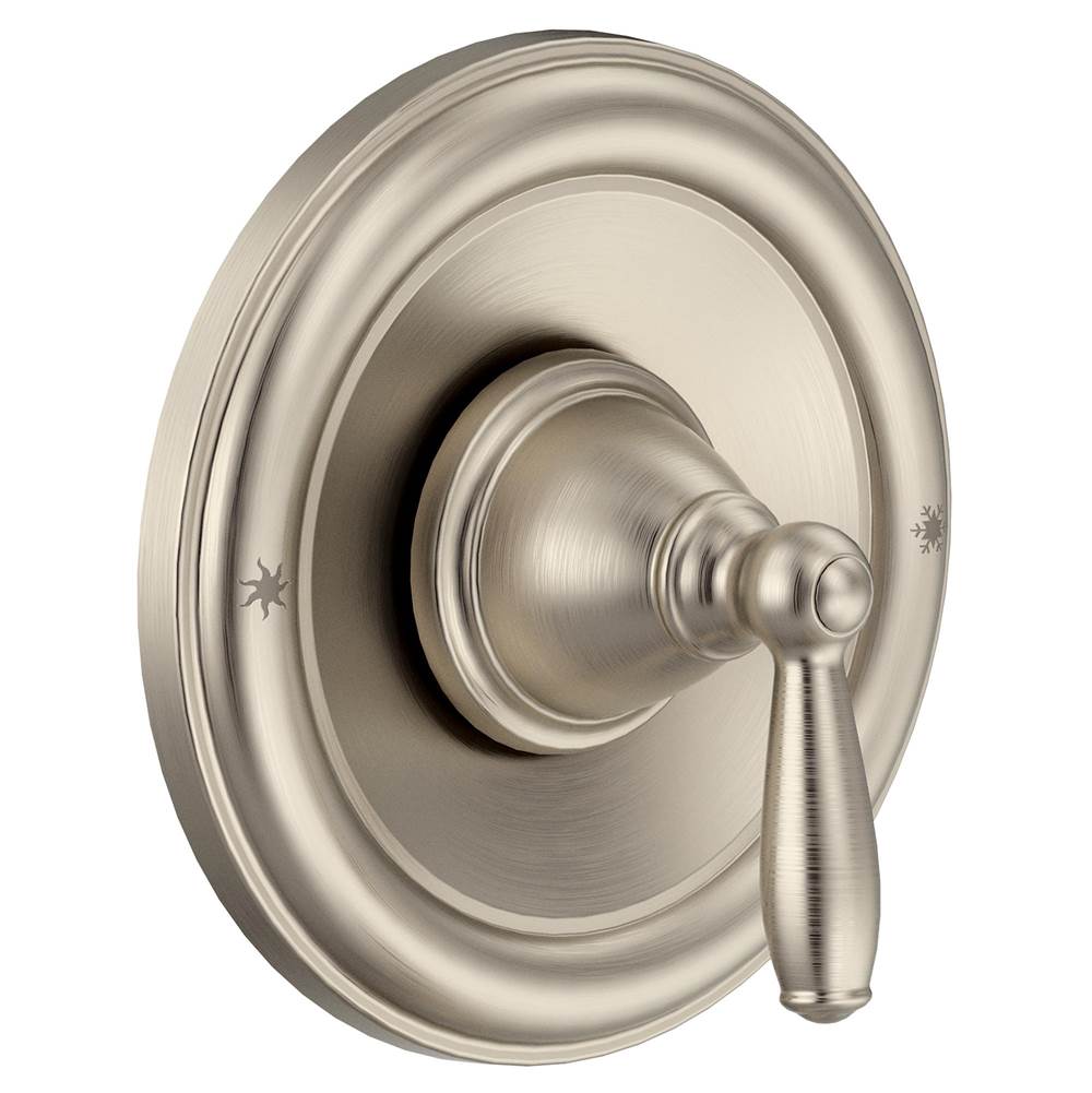 Moen - Brantford Single-Handle Posi-Temp Valve Trim Kit in Brushed Nickel (Valve Sold Separately) - Brushed Nickel