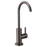 Moen - Moen K- Sip Modern Beverage Faucet with Optional Filtration System (Sold Separately), Black Stainless - Black Stainless