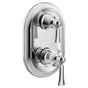 Moen - Wynford M-CORE 3-Series 2-Handle Shower Trim with Integrated Transfer Valve in Chrome (Valve Sold Separately) - Chrome