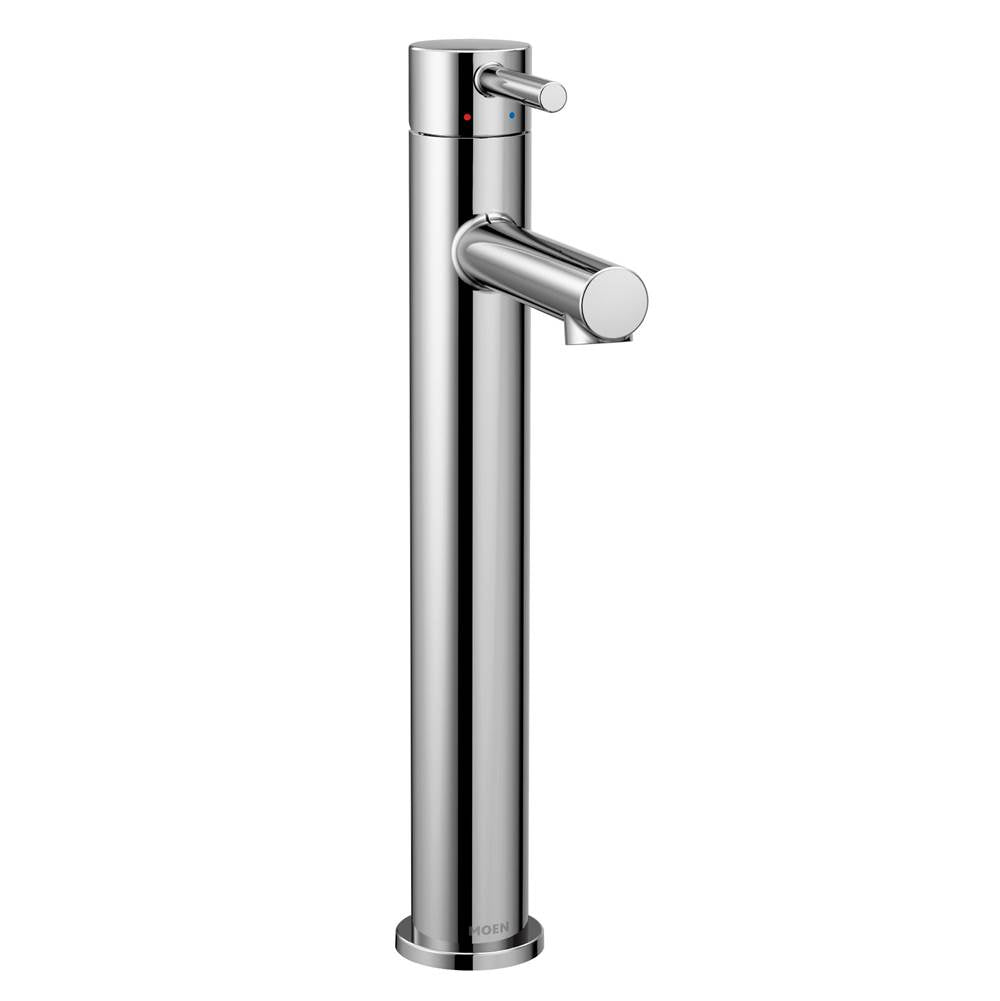 Moen - Align One-Handle Single Hole Modern Vessel Sink Bathroom Faucet, Chrome - Chrome