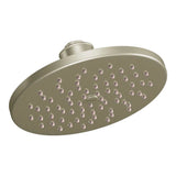 Moen - 8'' Eco-Performance Single-Function Rainshower Showerhead with Immersion Technology, Brushed Nickel - Brushed Nickel