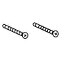 Moen - Escutcheon Screws,Torx For Posi-Temp & Moentrol 1 Handle Tub/Showers - Chrome