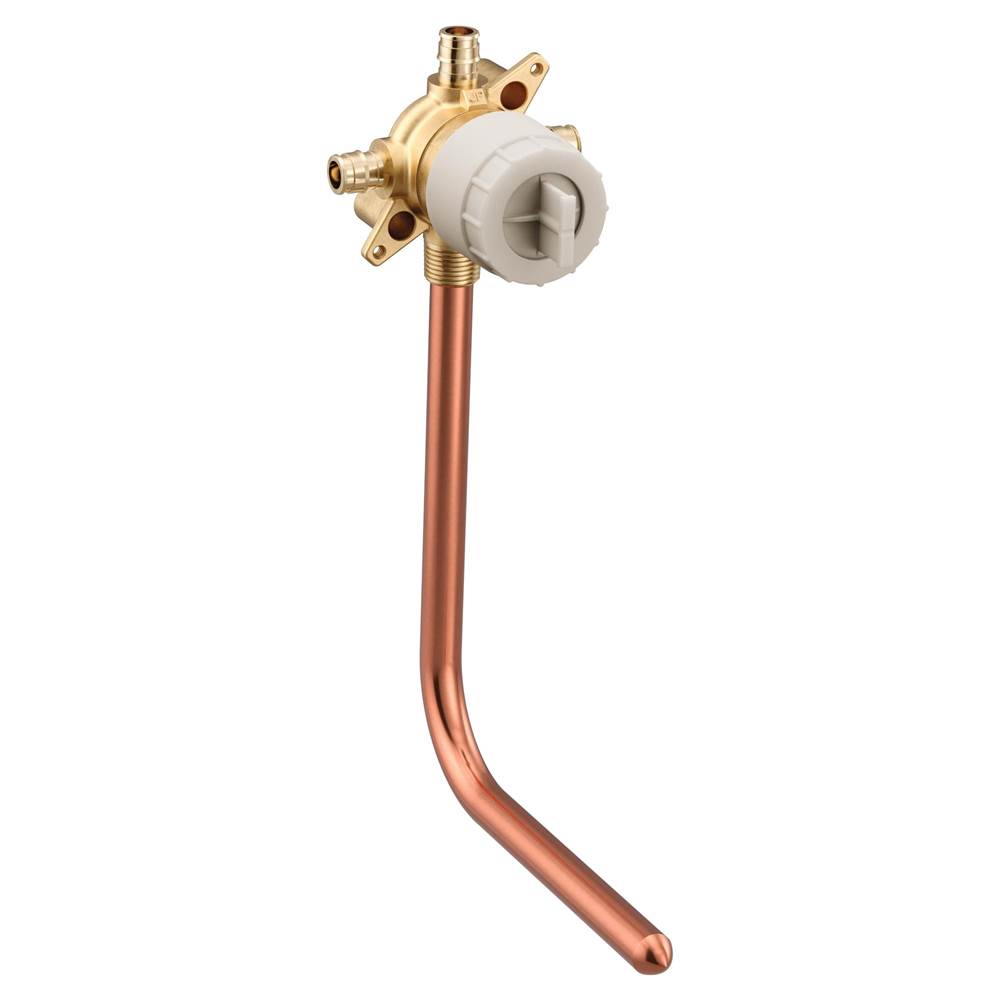 Moen - M-CORE 3-Series 4 Port Tub and Shower Pre-Fabricated Mixing Valve with Cold Expansion PEX Connections - Unfinished