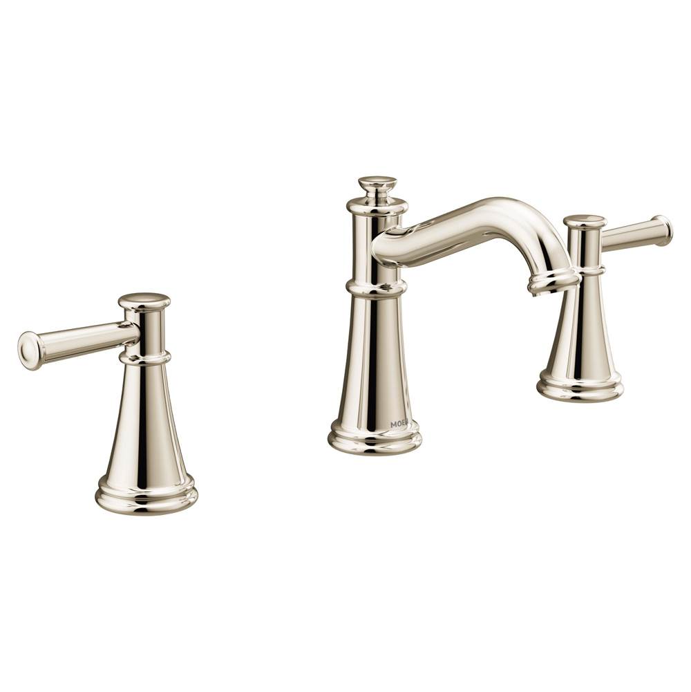Moen - Belfield 8 in. Widespread 2-Handle Bathroom Faucet in Polished Nickel - Polished Nickel