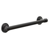 Moen - Matte Black 18'' Grab Bar - Matte Black