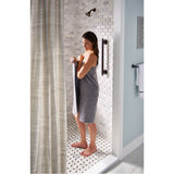 Brushed Nickel 12'' Designer Grab Bar
