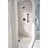 Brushed Nickel 24'' Designer Grab Bar