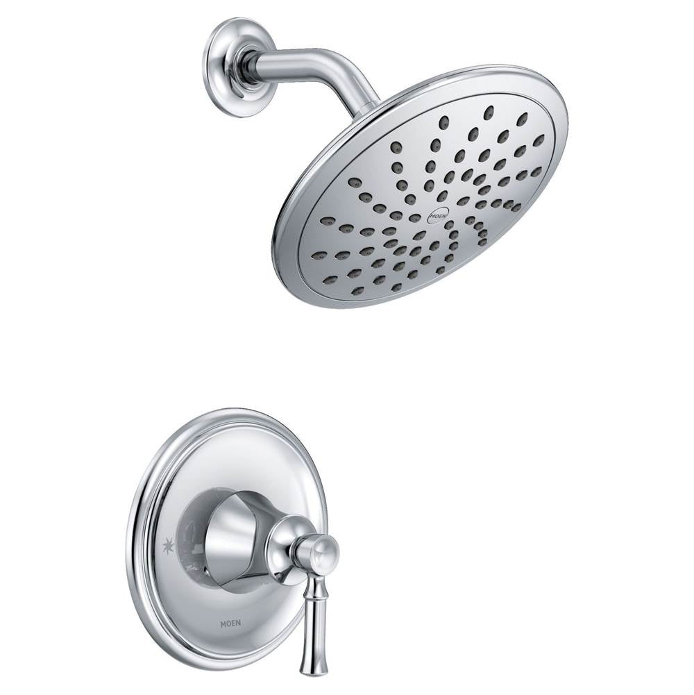 Dartmoor Posi-Temp Rain Shower Single-Handle Shower Only Faucet Trim Kit in Chrome (Valve Sold Separately)