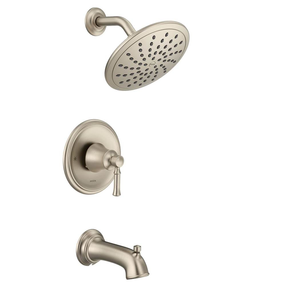 Dartmoor Posi-Temp Rain Shower Single-Handle Tub and Shower Faucet Trim Kit in Chrome (Valve Sold Separately)