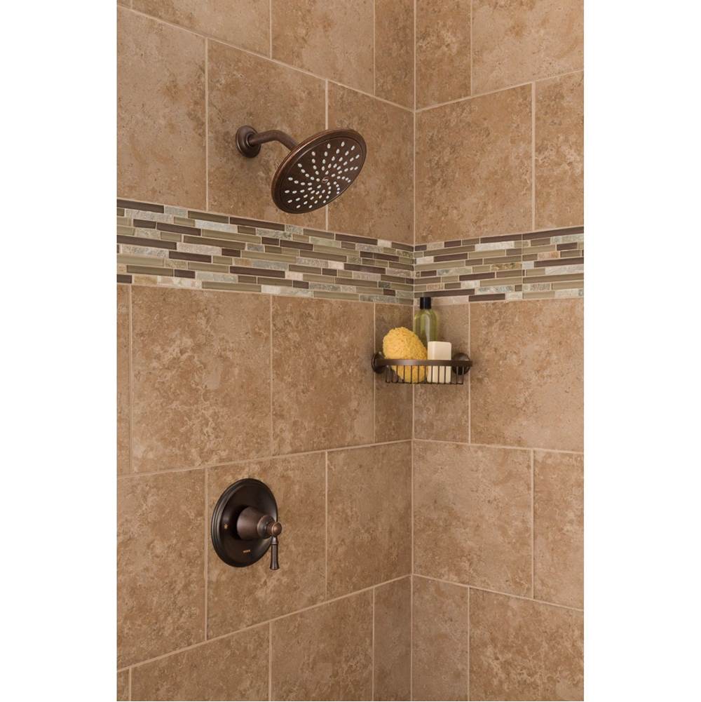 Brushed Nickel Shower Basket