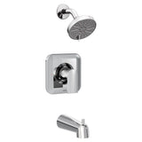 Genta LX Posi-Temp Pressure Balancing Eco-Performance Modern Tub and Shower Trim Valve Required, Chrome