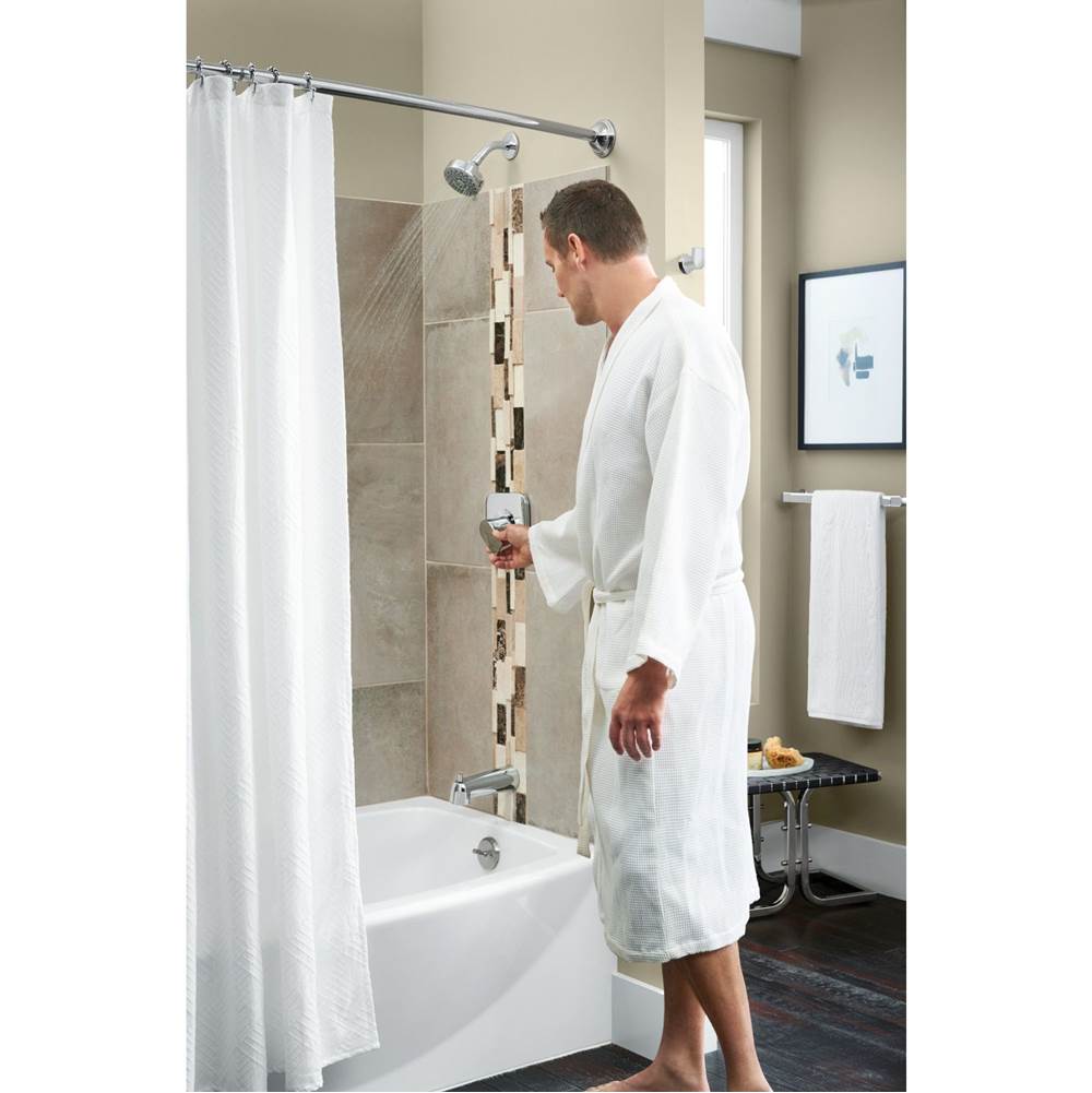 Genta LX Posi-Temp Pressure Balancing Eco-Performance Modern Tub and Shower Trim Valve Required, Chrome