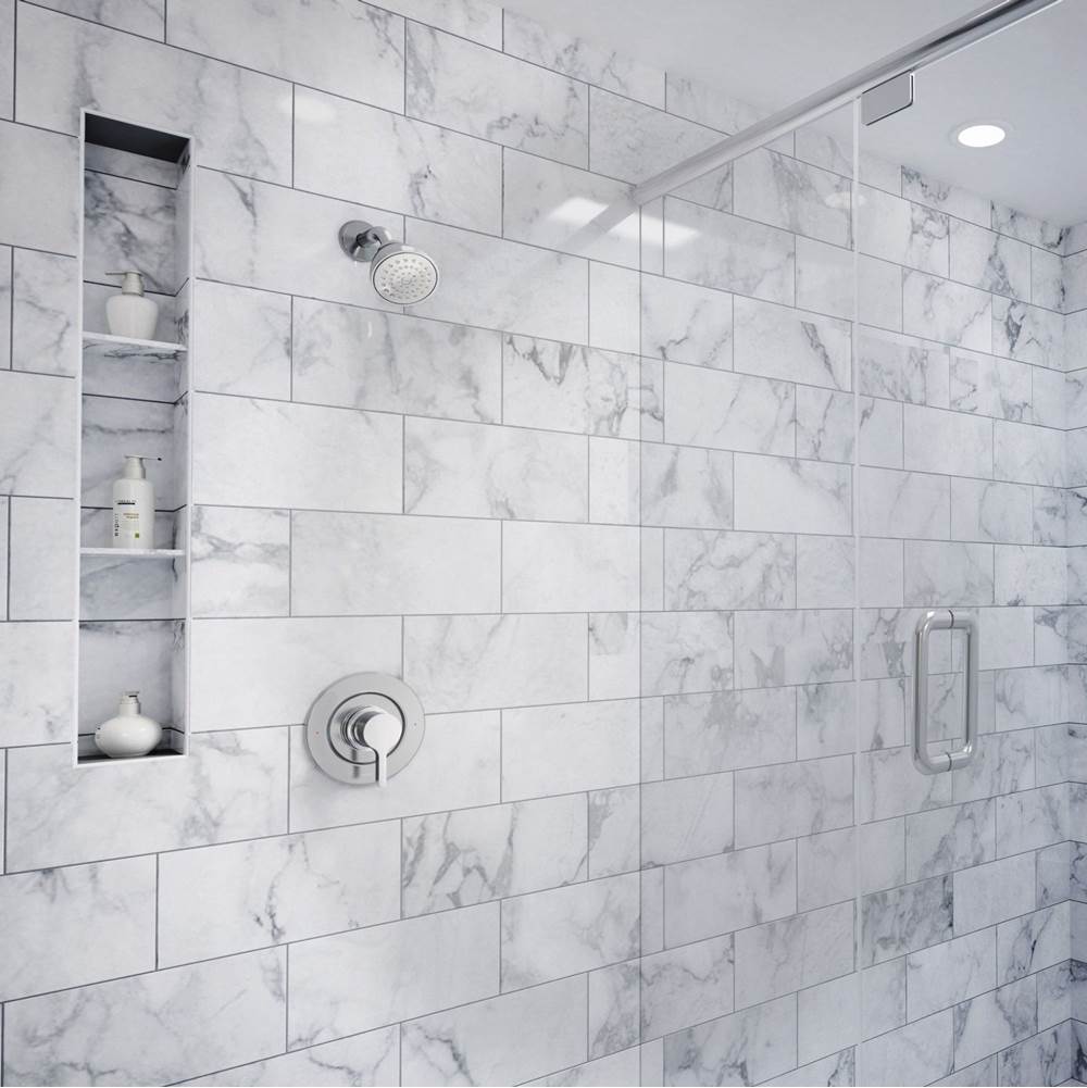 Vichy Single-Handle Eco-Performance Posi-Temp Shower Only Faucet Trim Kit in Chrome (Valve Sold Separately)