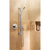 Modern Eco-Performance Handshower Handheld Shower with 30-Inch Slide Bar and 69-Inch Metal Hose, Chrome