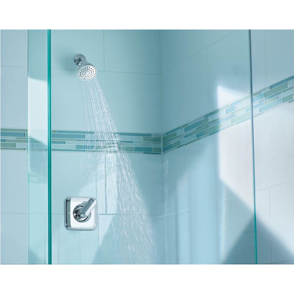 Rizon Single-Handle Posi-Temp Shower Faucet Trim Kit in Brushed Nickel (Valve Sold Separately)